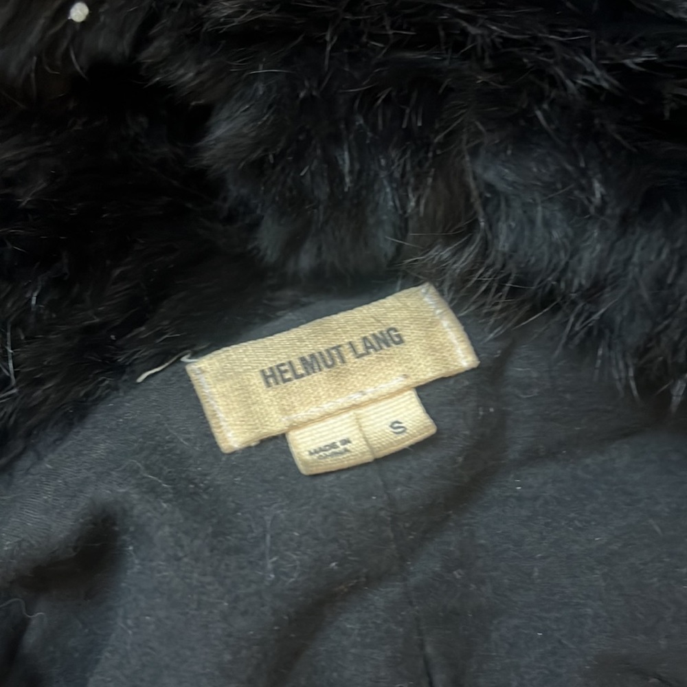 Helmut Lang Fur Leather Jacket - Picture 8 of 11